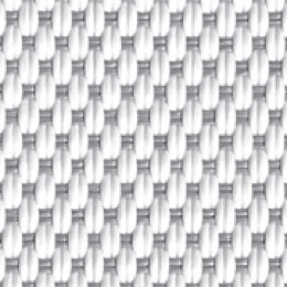 YUMA Omega Privacy <1% screen fabric in White/gray