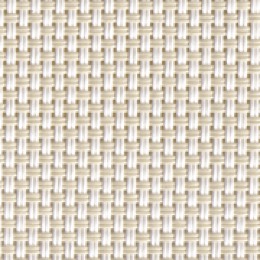 YUMA F Screen 90 3% screen fabric in White/Linen 3%